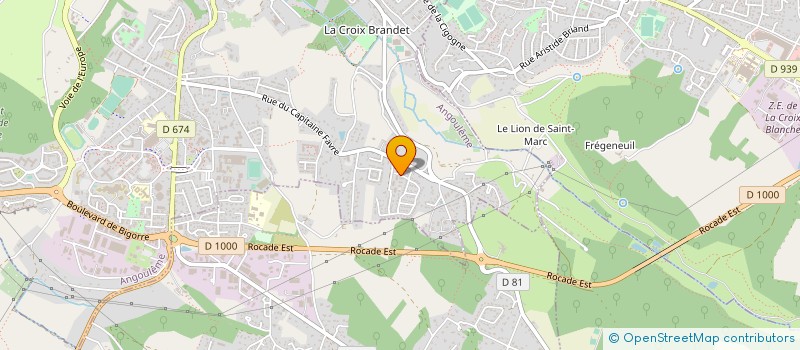 localisation de l'entreprise MADAME NAFISSATA HOUMADI à ANGOULEME