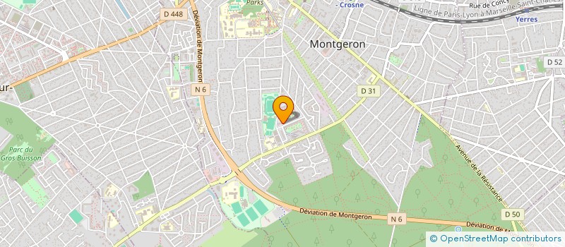 localisation de l'entreprise MADAME NAFISSATOU DIOP à MONTGERON