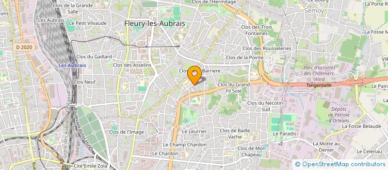 localisation de l'entreprise MADAME NAFISSATOU SOW  ORLEANS