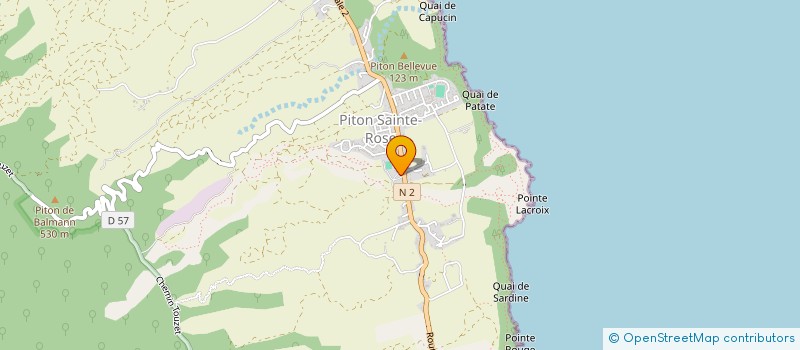 localisation de l'entreprise MADAME NAFIZA HERMELINE PAYET  SAINTE-ROSE