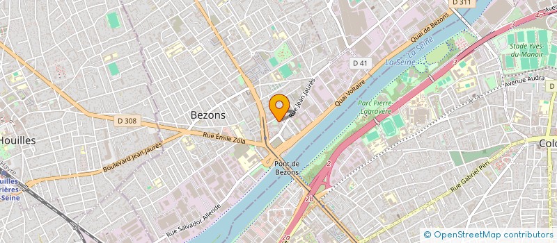 localisation de l'entreprise MADAME NAFJA MOHAMED  BEZONS