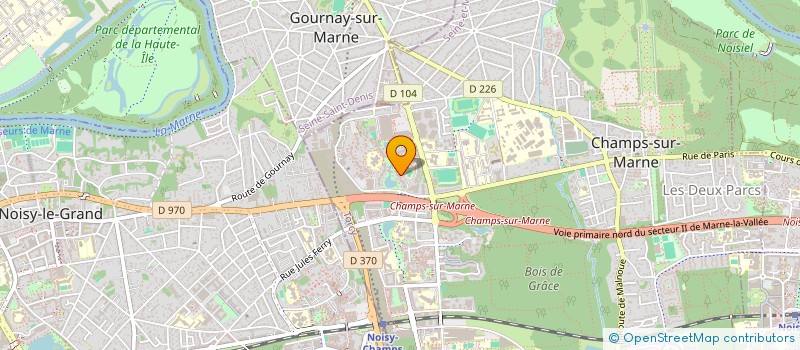 localisation de l'entreprise MADAME NAGALE DIARRA  CHAMPS-SUR-MARNE