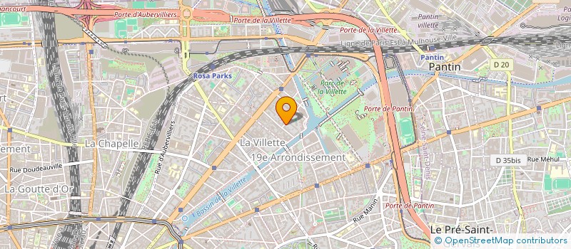 localisation de l'entreprise MADAME NAGANA DIABY  PARIS