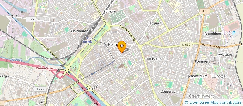 localisation de l'entreprise MADAME NAGEATE OBJOIS  REIMS