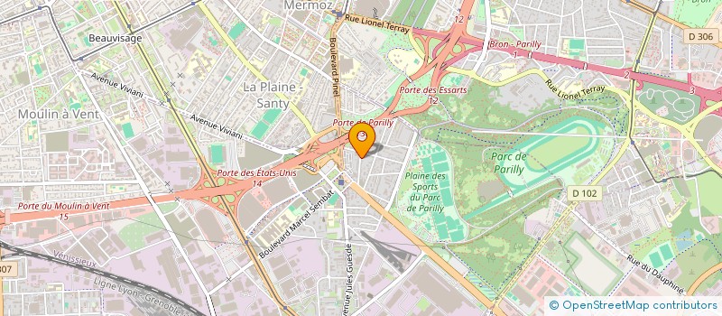 localisation de l'entreprise MADAME NAGETTE MAMERI  VENISSIEUX