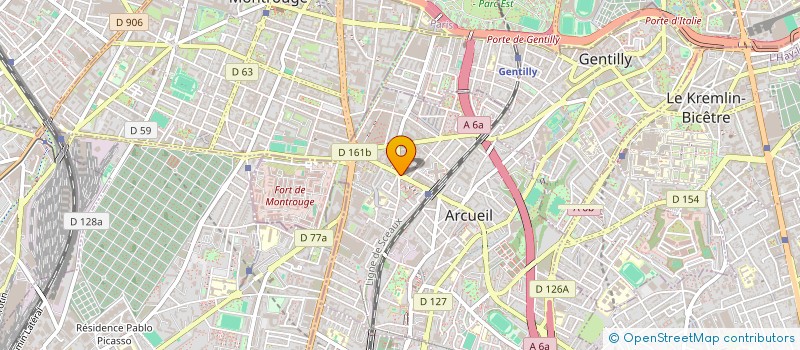 localisation de l'entreprise MADAME NAGHAM DAGHER à ARCUEIL