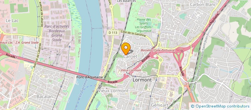 localisation de l'entreprise MADAME NAGIAH KASSIOUI  BORDEAUX