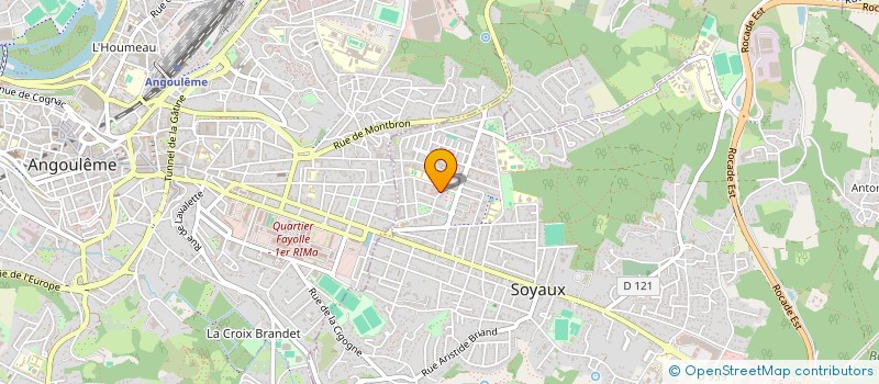 localisation de l'entreprise MADAME NAGNOUMA CAMARA  SOYAUX