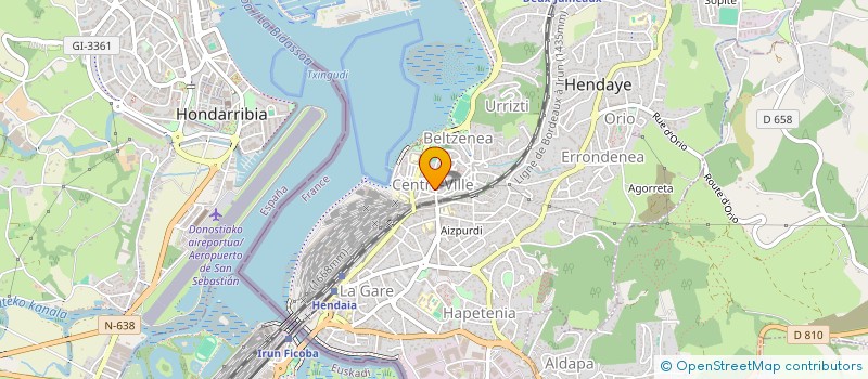 localisation de l'entreprise MADAME NAGORE BADIOLA IZAZUSTA à HENDAYE