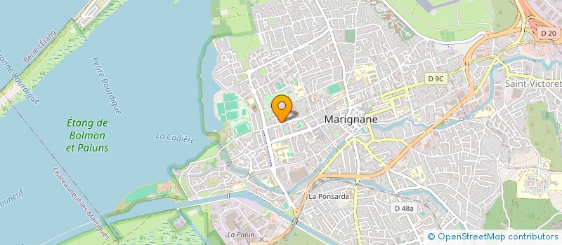 localisation de l'entreprise MADAME NAHED LAMAA  MARIGNANE