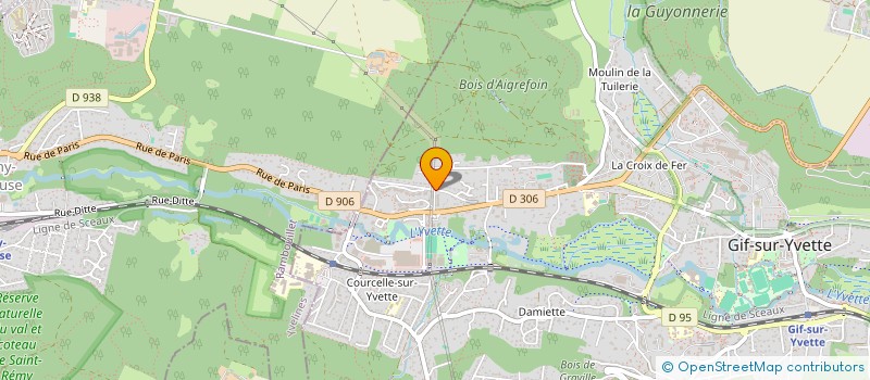 localisation de l'entreprise MADAME NAHEMA KACEDI  GIF-SUR-YVETTE