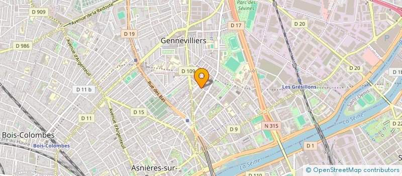 localisation de l'entreprise MADAME NAHER MOHARRAMAR à GENNEVILLIERS