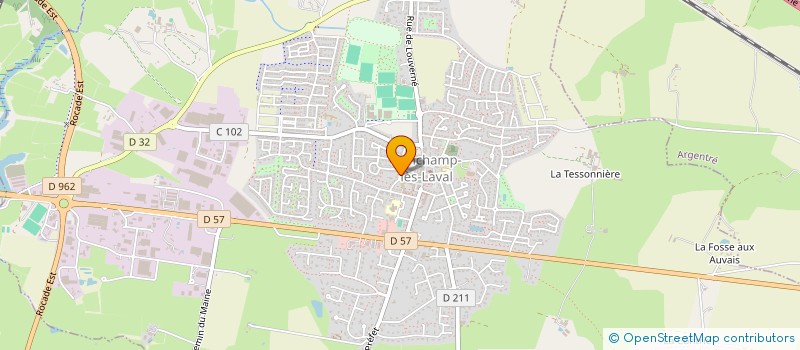 localisation de l'entreprise MADAME NAHIA PORTIER  BONCHAMP-LES-LAVAL