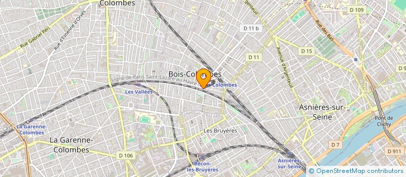 localisation de l'entreprise MADAME NAHIDA ABDUR à BOIS-COLOMBES