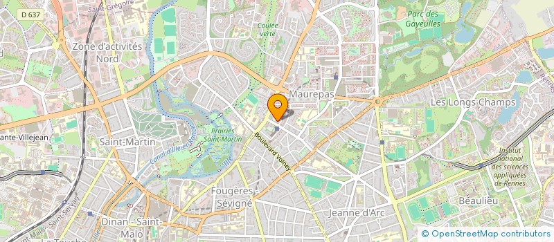 localisation de l'entreprise MADAME NAHIDA AHAMADI à RENNES