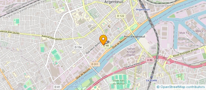 localisation de l'entreprise MADAME NAHIDA RAHEM  ARGENTEUIL