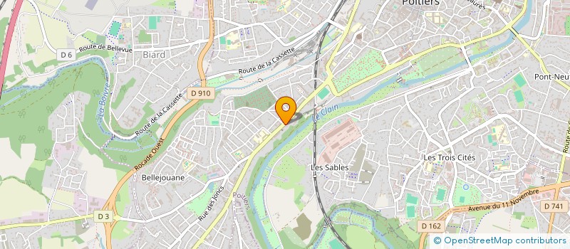 localisation de l'entreprise MADAME NAHIDAH SAID  POITIERS