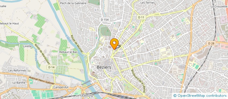 localisation de l'entreprise MADAME NAHIMA ABDESSELEM à BEZIERS
