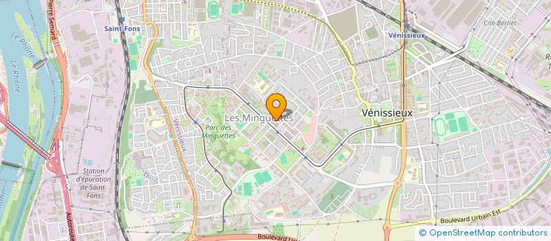 localisation de l'entreprise MADAME NAHIMA CHARNI  VENISSIEUX