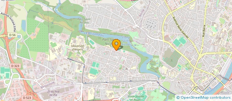 localisation de l'entreprise MADAME NAHIMA VERDON à ANGERS