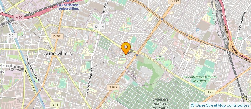 localisation de l'entreprise MADAME NAHIMEL HATOU à AUBERVILLIERS