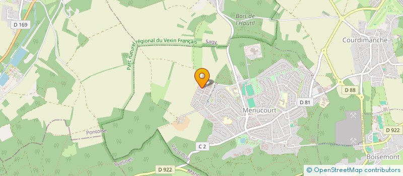 localisation de l'entreprise MADAME NAHLA KHALIFA  MENUCOURT