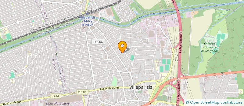 localisation de l'entreprise MADAME NAHOMI CARRAUD  VILLEPARISIS