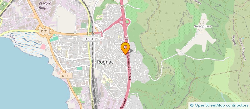 localisation de l'entreprise MADAME NAHUEL LOUIS  ROGNAC