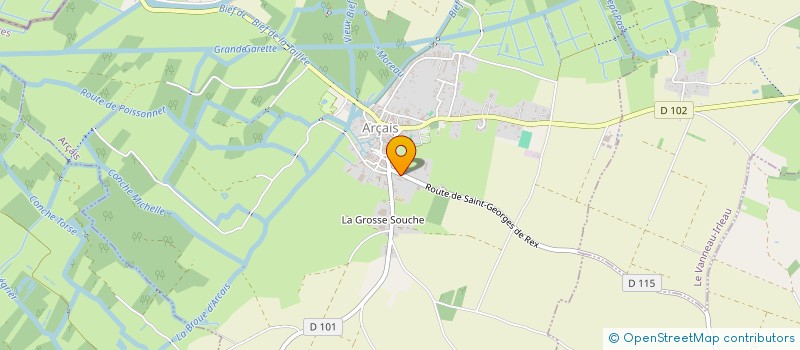 localisation de l'entreprise MADAME NAIA LE GUET  ARCAIS