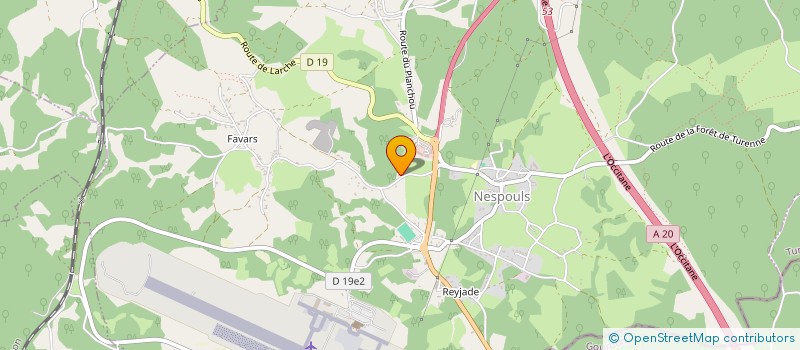 localisation de l'entreprise MADAME NAIDA CHAHIB  NESPOULS