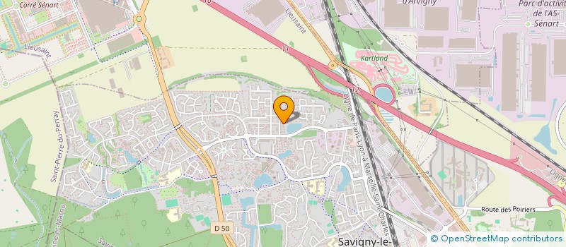 localisation de l'entreprise MADAME NAIDAH GARNIER  SAVIGNY-LE-TEMPLE