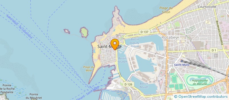 localisation de l'entreprise MADAME NAIFANE HATSADINTHORN NA AYUDTHAYA  SAINT-MALO