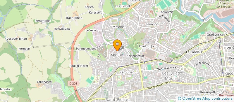 localisation de l'entreprise MADAME NAIG GOUZIEN à BREST