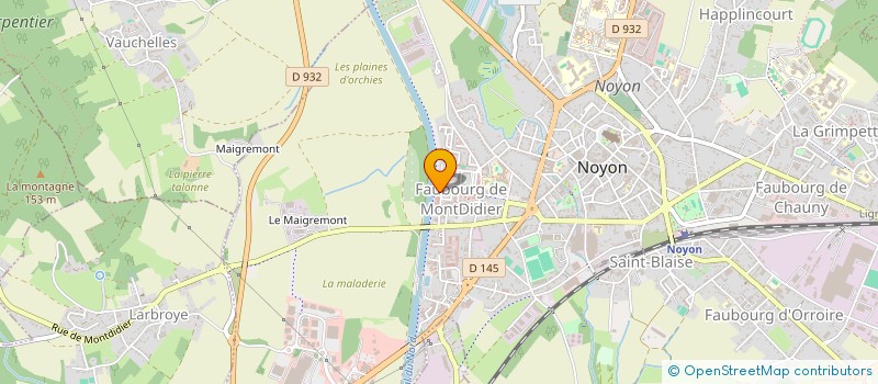 localisation de l'entreprise MADAME NAIKA DAUBE  NOYON