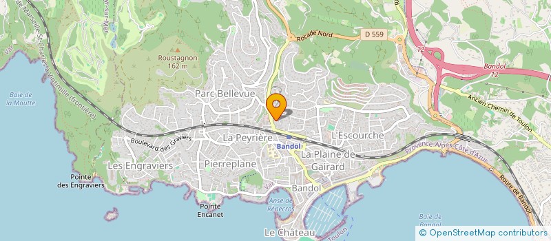 localisation de l'entreprise MADAME NAIKE RIBOUET à BANDOL