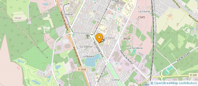 localisation de l'entreprise MADAME NAILA AFZAL à ORLEANS