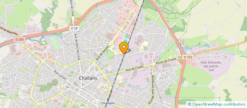 localisation de l'entreprise MADAME NAILA ALLAIRE à CHALLANS