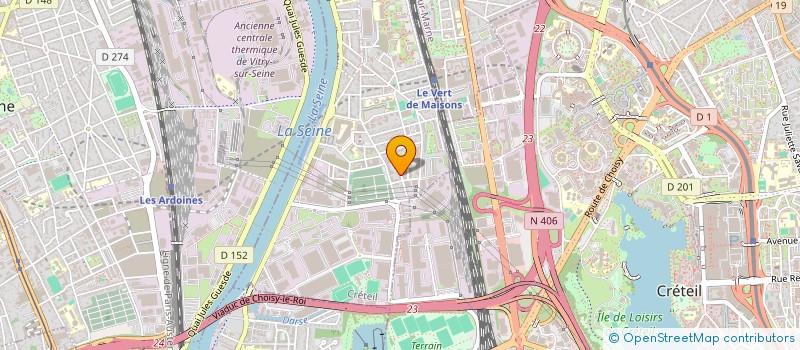 localisation de l'entreprise MADAME NAILA BOUAOUAJA  ALFORTVILLE