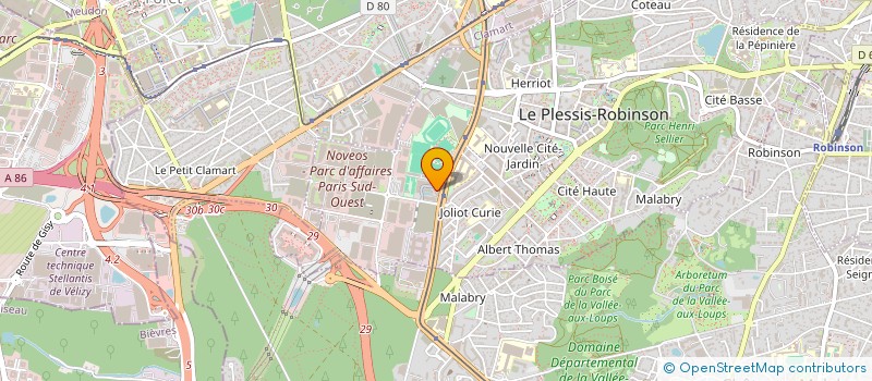 localisation de l'entreprise MADAME NAILA BOUCHEMAL  LE PLESSIS-ROBINSON