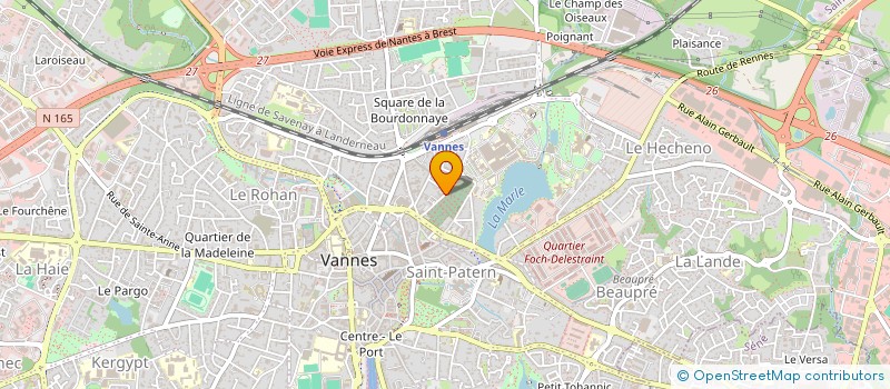 localisation de l'entreprise MADAME NAILA CORREGE à VANNES
