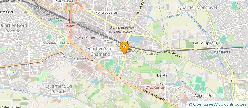 localisation de l'entreprise MADAME NAILA ZNAIEN à AVIGNON