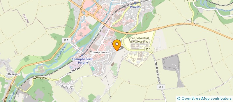 localisation de l'entreprise MADAME NAIMA ACHAARI  PROVINS