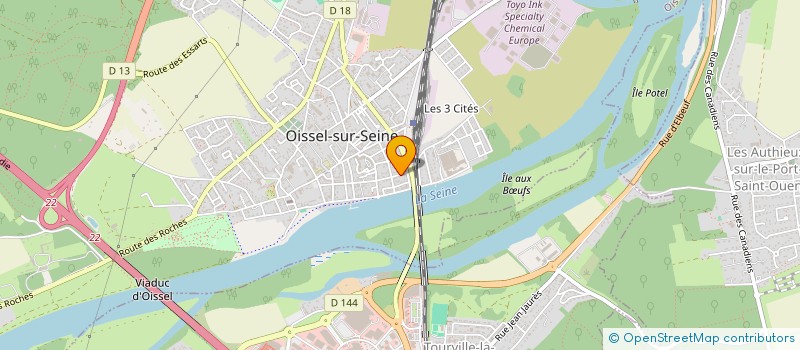 localisation de l'entreprise MADAME NAIMA AIT AHMED  OISSEL