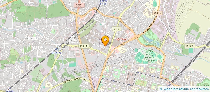 localisation de l'entreprise MADAME NAIMA AIT OUAZARENE  SARCELLES