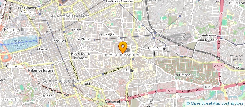 localisation de l'entreprise MADAME NAIMA ALI à MARSEILLE