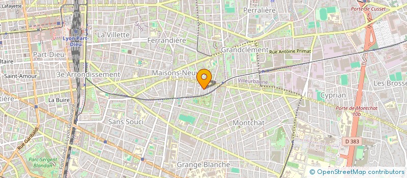 localisation de l'entreprise MADAME NAIMA ALLOU  LYON