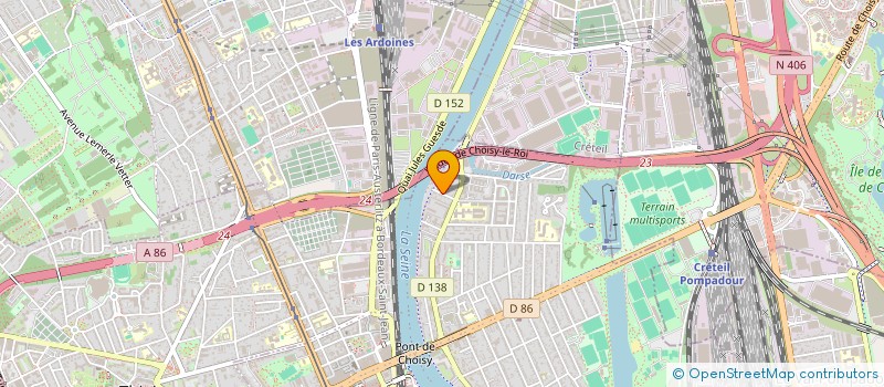 localisation de l'entreprise MADAME NAIMA AMALLOU  CHOISY-LE-ROI