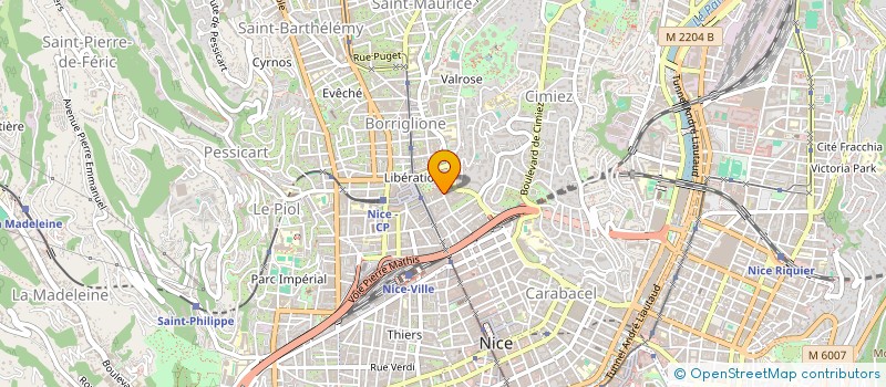 localisation de l'entreprise MADAME NAIMA AMARA  NICE