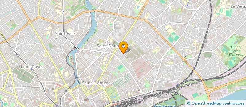 localisation de l'entreprise MADAME NAIMA AMEUR  NANTES