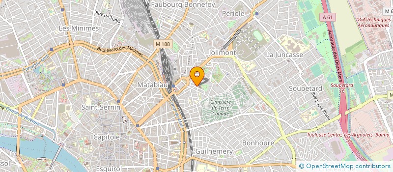 localisation de l'entreprise MADAME NAIMA ARAB à TOULOUSE
